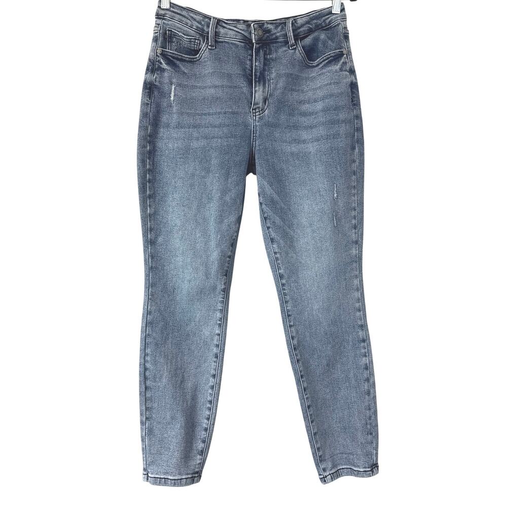 Judy Blue Boho Babe Vintage High Rise Slim Fit Jeans Size 9/29 *88617 EUC - Picture 2 of 13